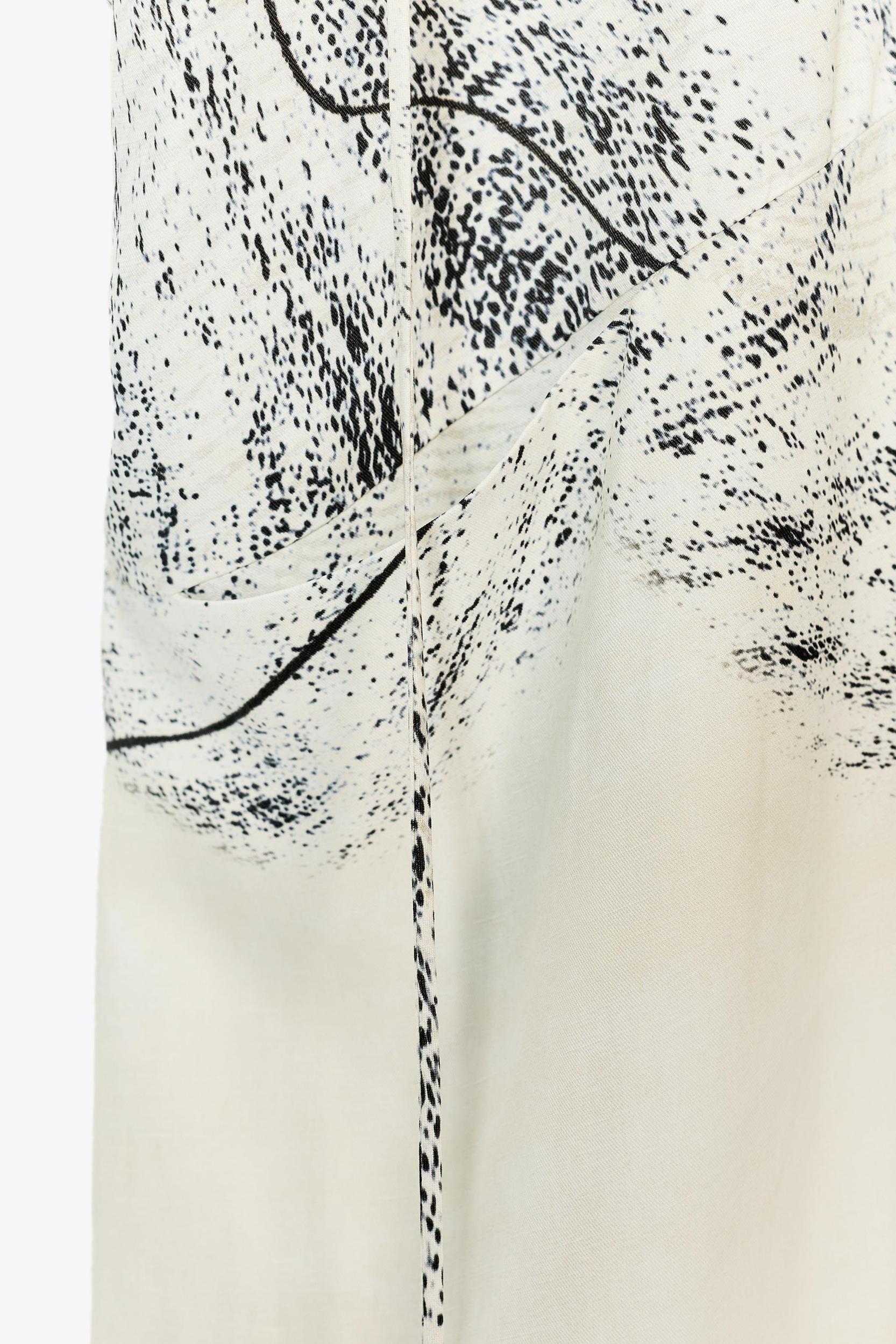 PRINTED MIDI DRESS ZW COLLECTION Product Image