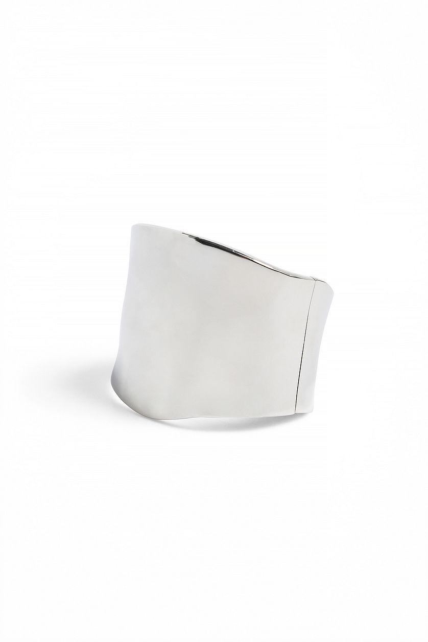 Wide Sculptural Bangle Bracelet Product Image
