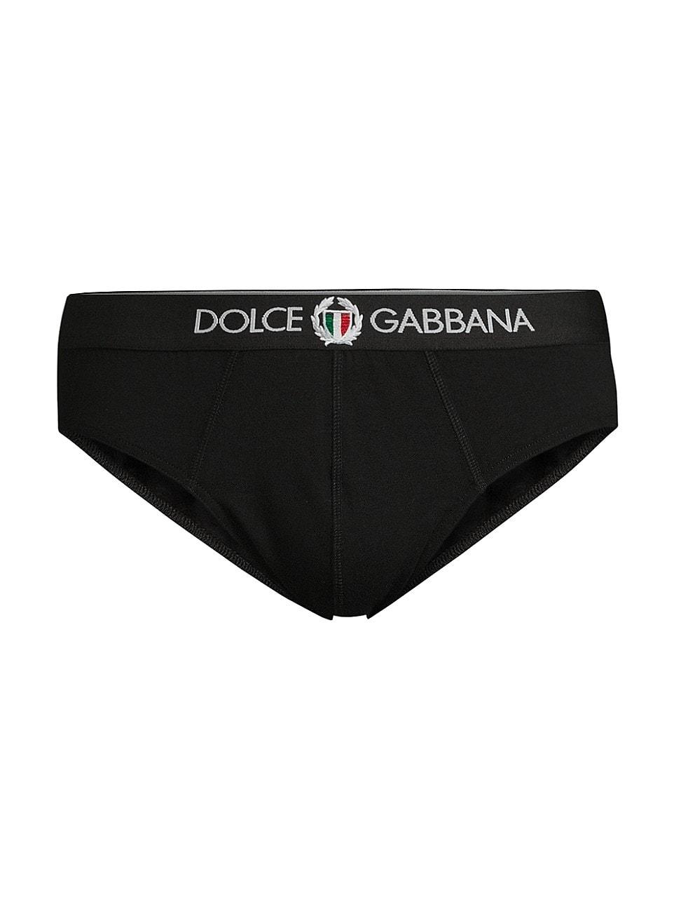 Mens Logo Cotton-Blend Briefs Product Image