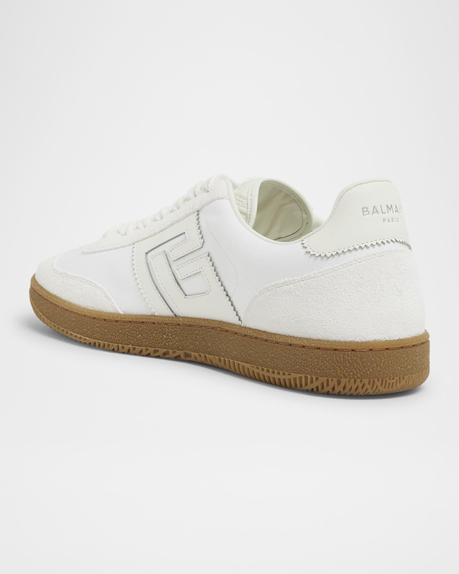 Swan Calf Suede Low-Top Sneakers Product Image