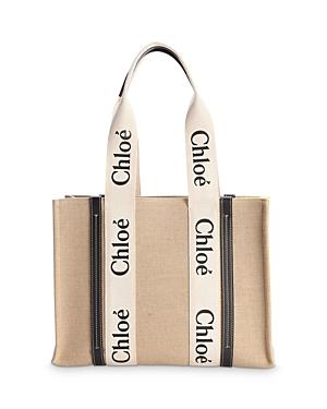 Woody Medium Tote Bag in Linen Product Image
