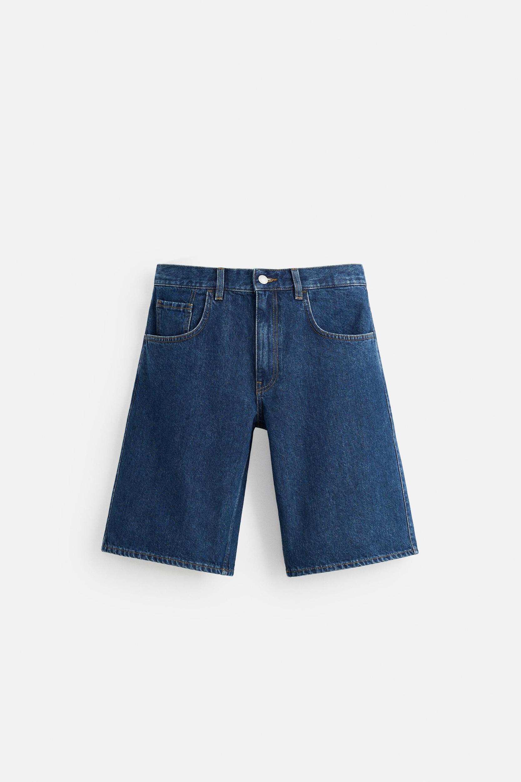 BAGGY FIT DENIM SHORTS Product Image