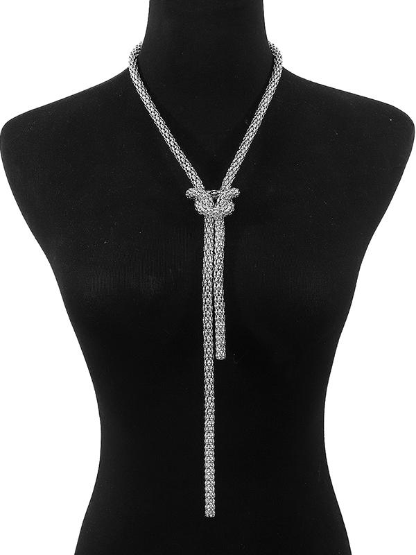 Chains Knot Tasseled Necklaces Accessories Product Image