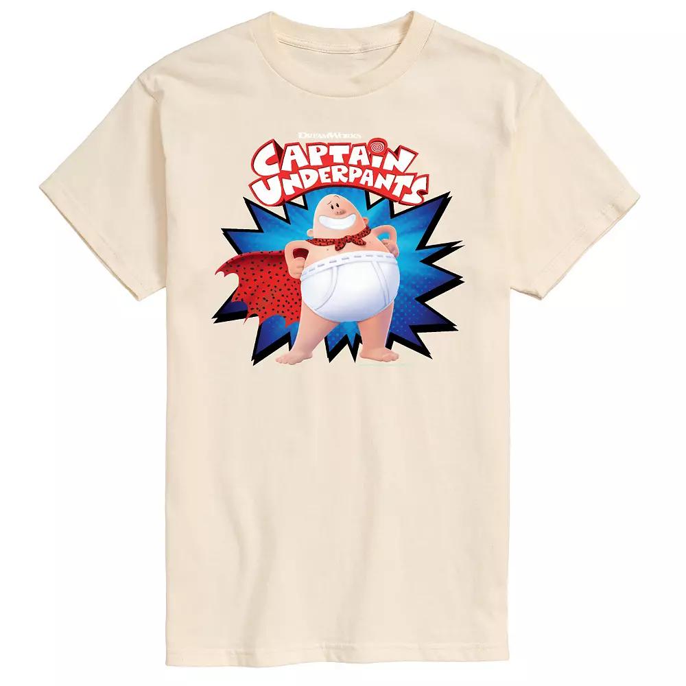 Men's Captain Underpants Logo Graphic Tee,  Product Image