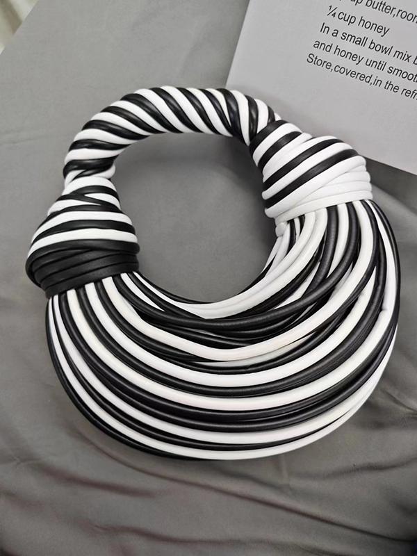 Geometric Zipper Handbags Product Image