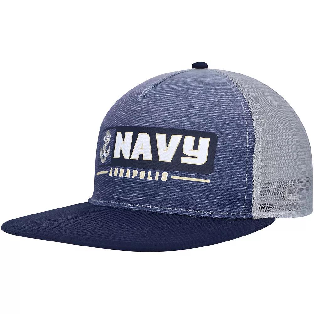 Men's Colosseum  Navy/Gray Navy Midshipmen Snapback Hat, Blue Product Image
