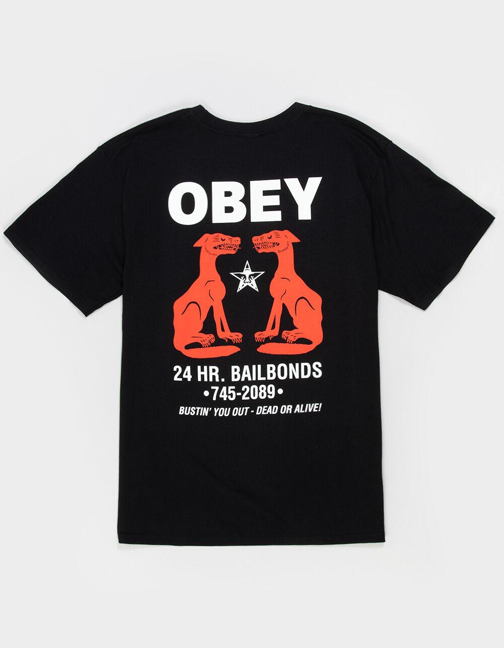 OBEY Bail Bonds Mens Tee - BLACK Product Image