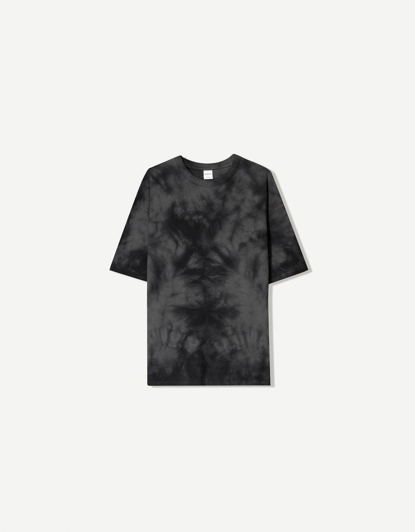 Oversize short sleeve tie-dye T-shirt Product Image