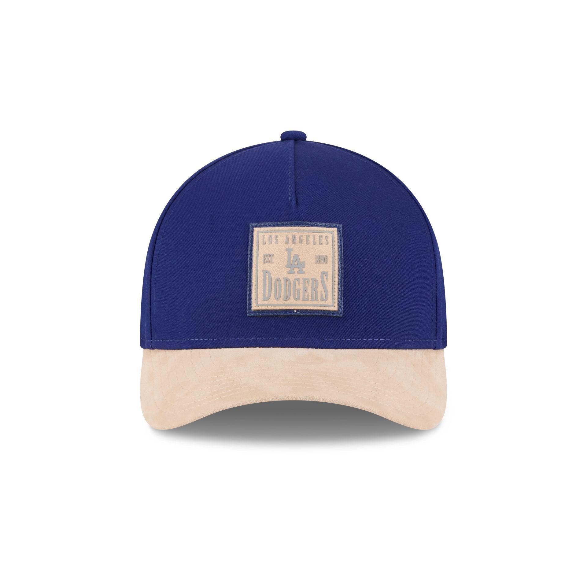 Los Angeles Dodgers Suede Patch 9FORTY M-Crown A-Frame Adjustable Hat Male Product Image