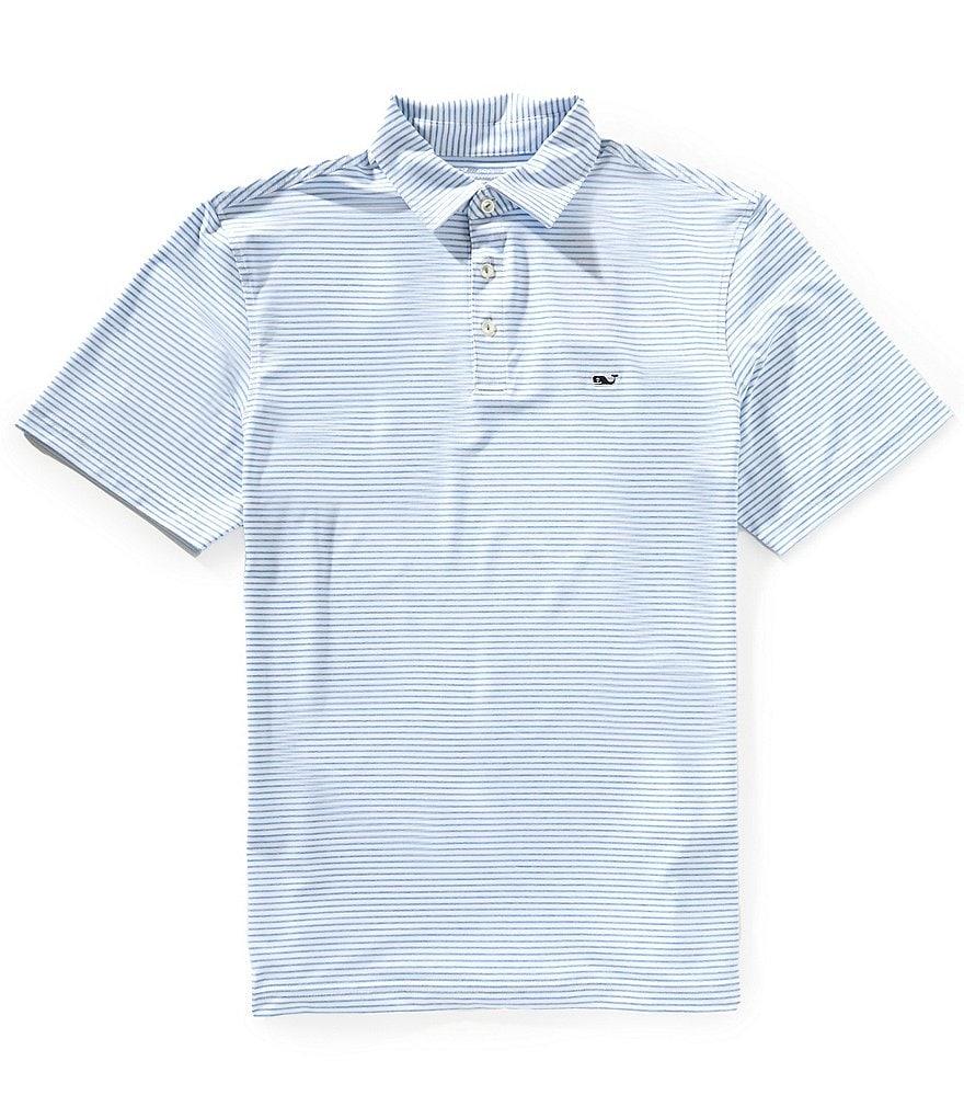 Vineyard Vines Bradley Stripe Sankaty Short Sleeve Polo Shirt Product Image
