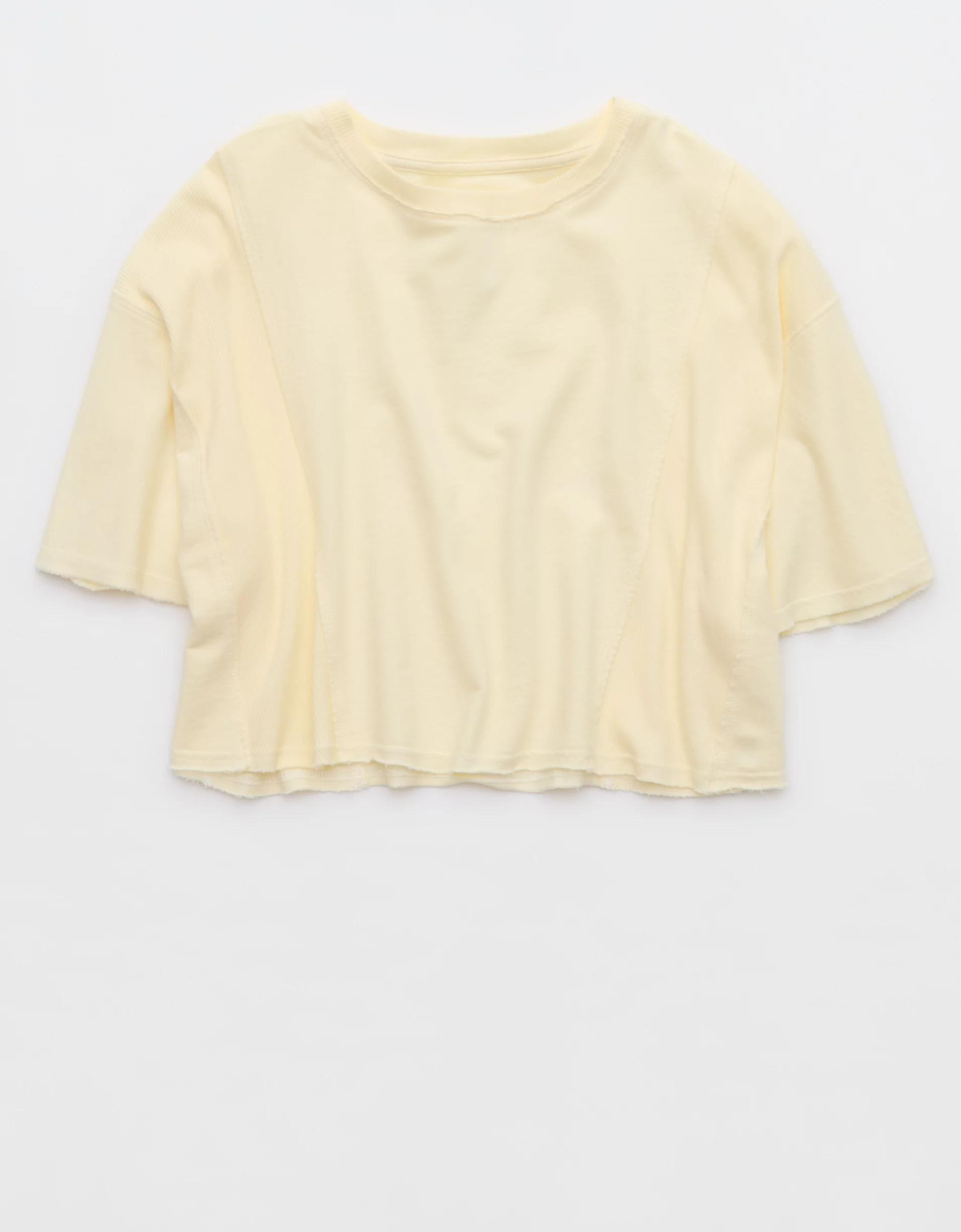 Aerie Let Loose Fleece T-Shirt Product Image