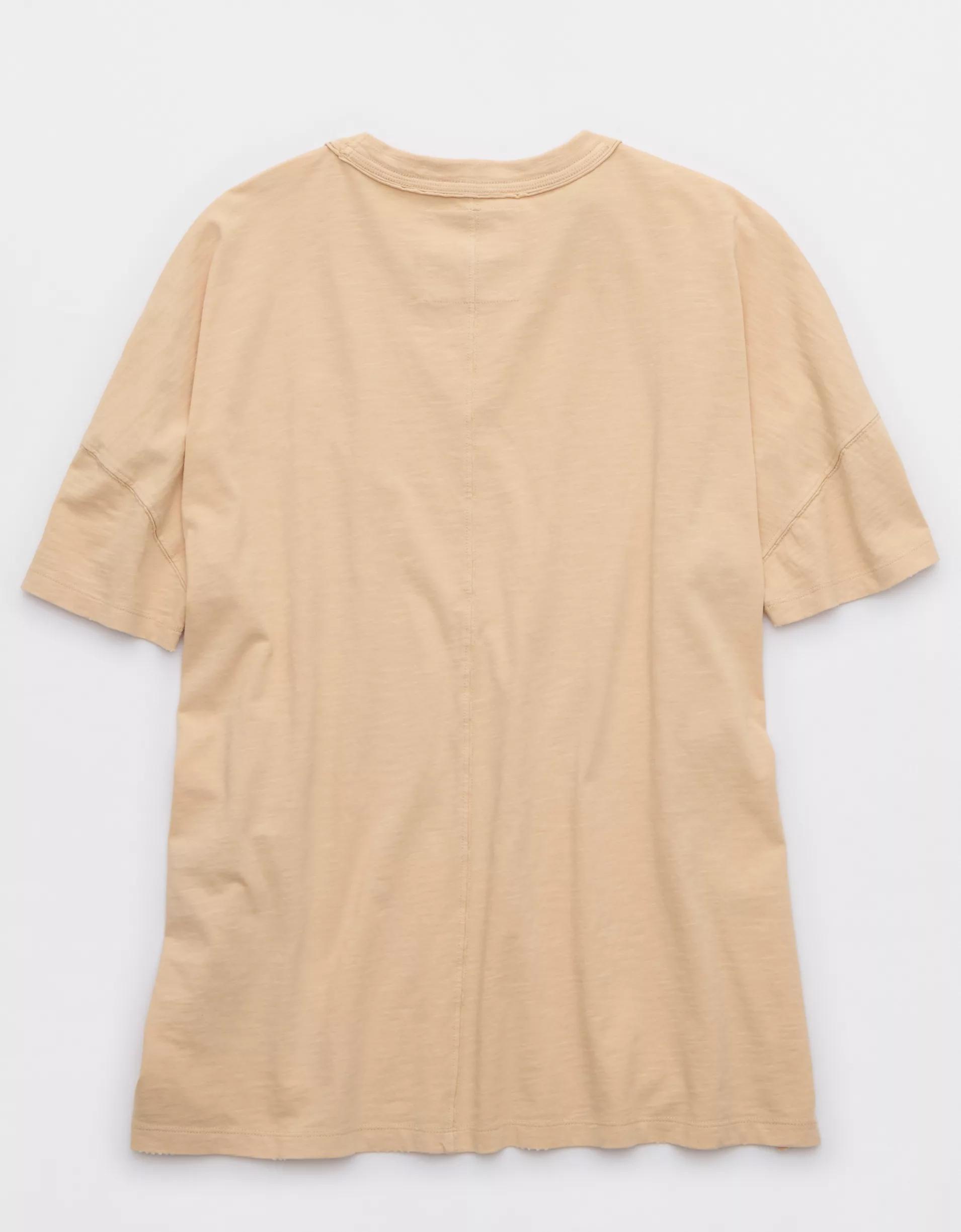 Aerie Oversized Crew Boyfriend T-Shirt Product Image