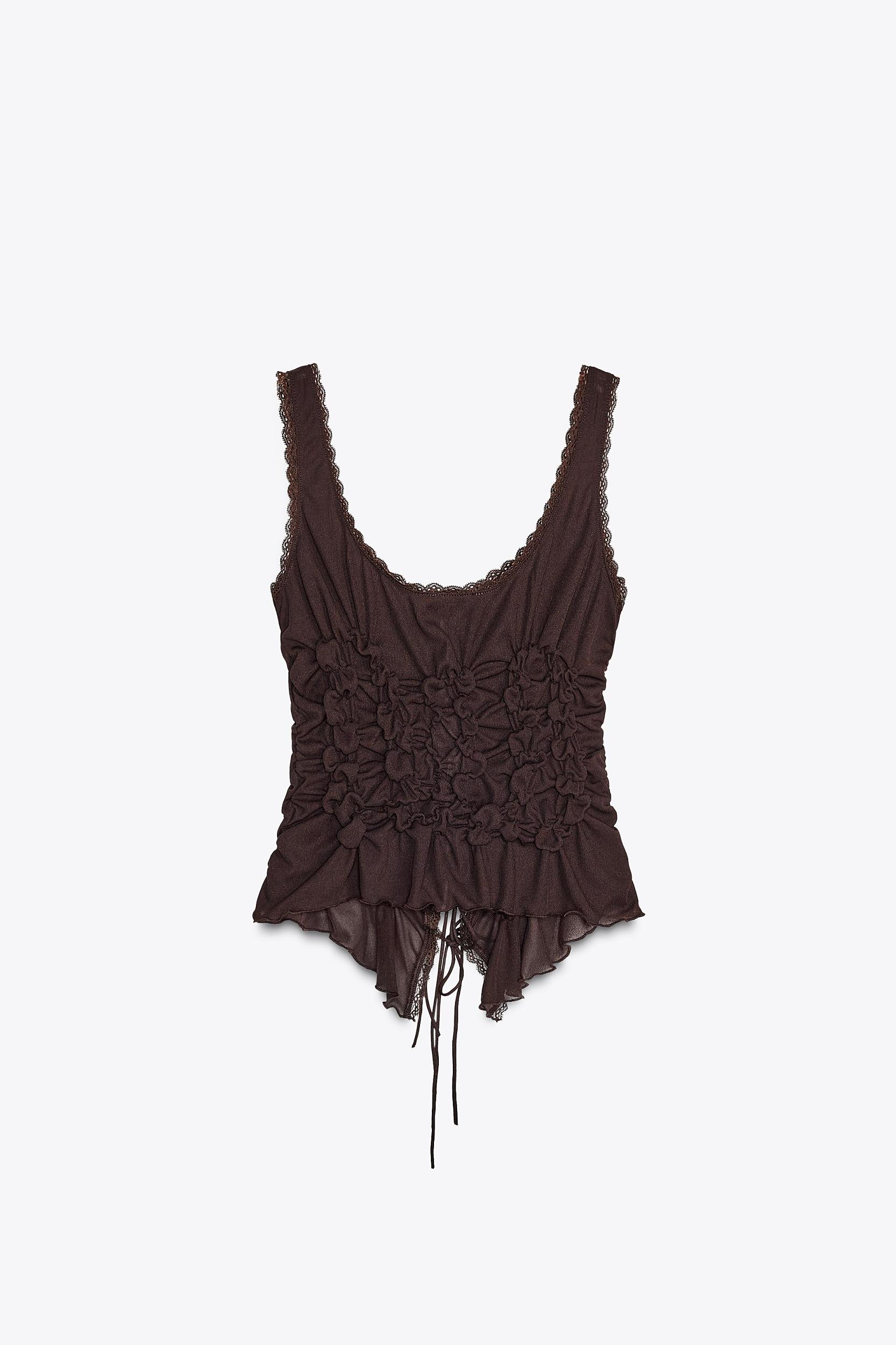 TIED RUCHED TOP Product Image