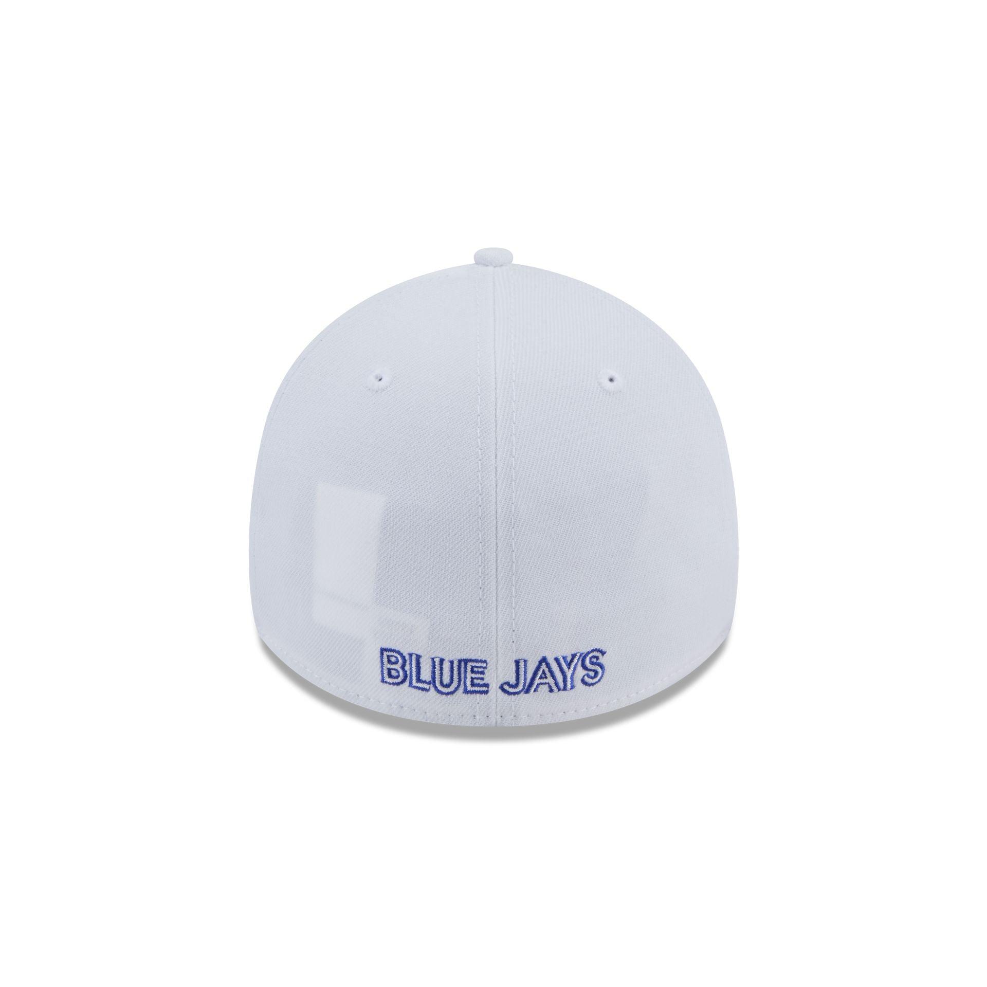 Toronto Blue Jays Optic White 39THIRTY Stretch Fit Hat Male Product Image
