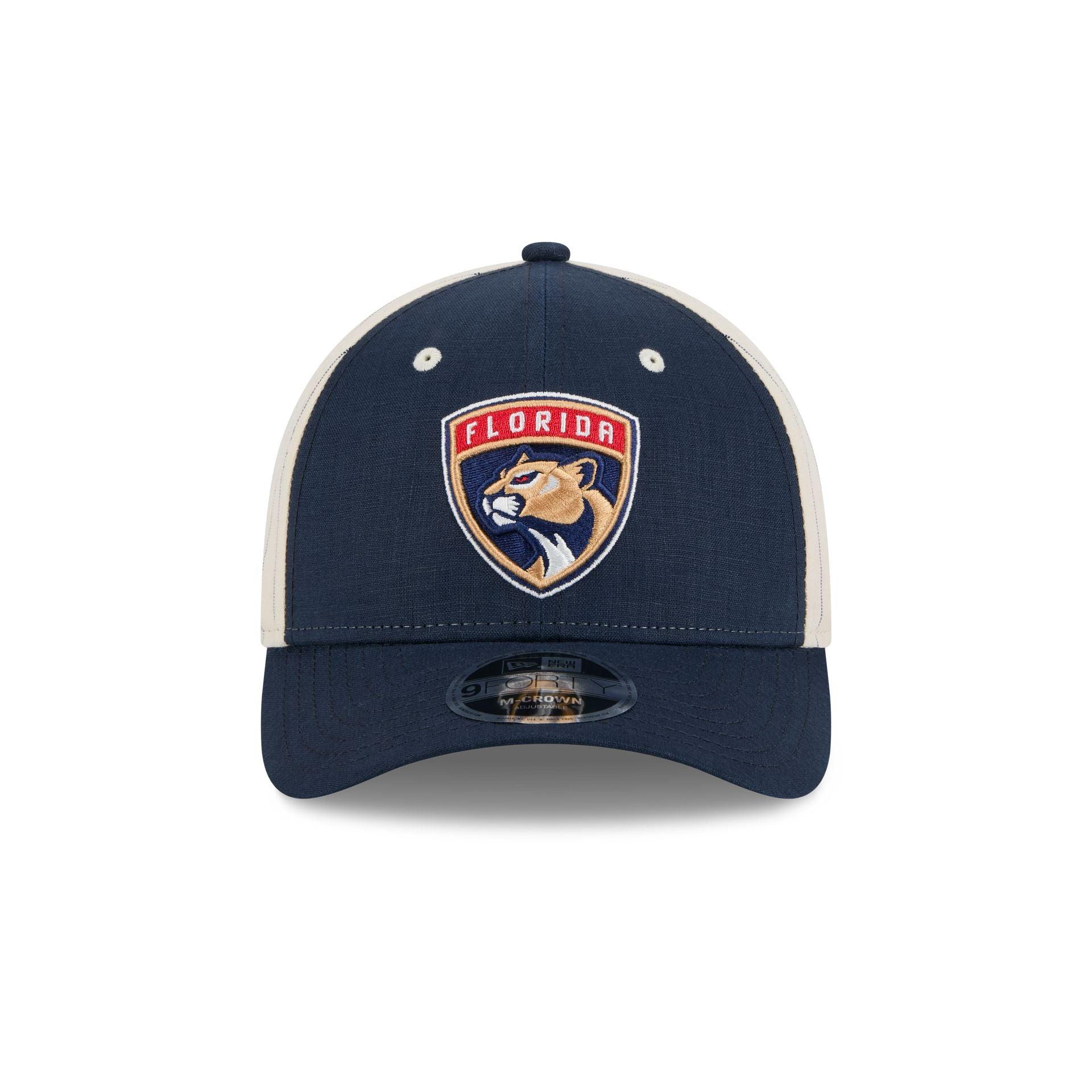 Tampa Bay Lightning Linen 9FORTY M-Crown Snapback Hat Male Product Image