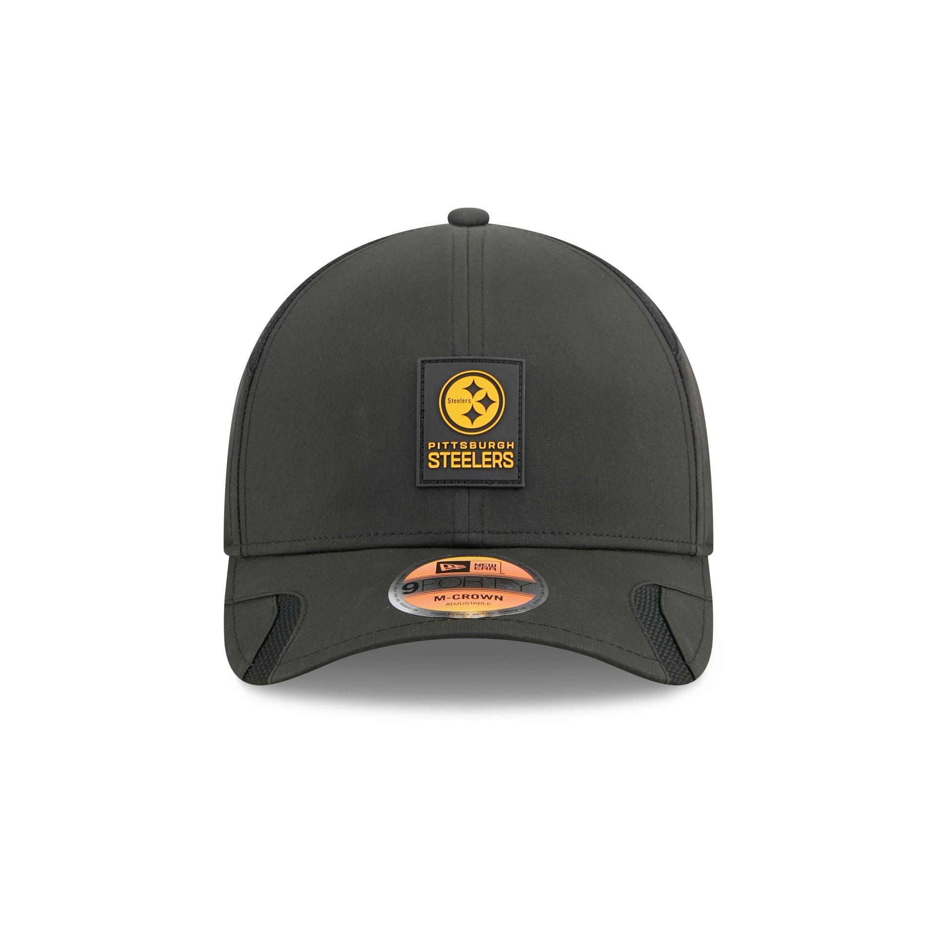 Pittsburgh Steelers 2025 Sideline Hot Weather 9FORTY M-Crown Snapback Hat Male Product Image