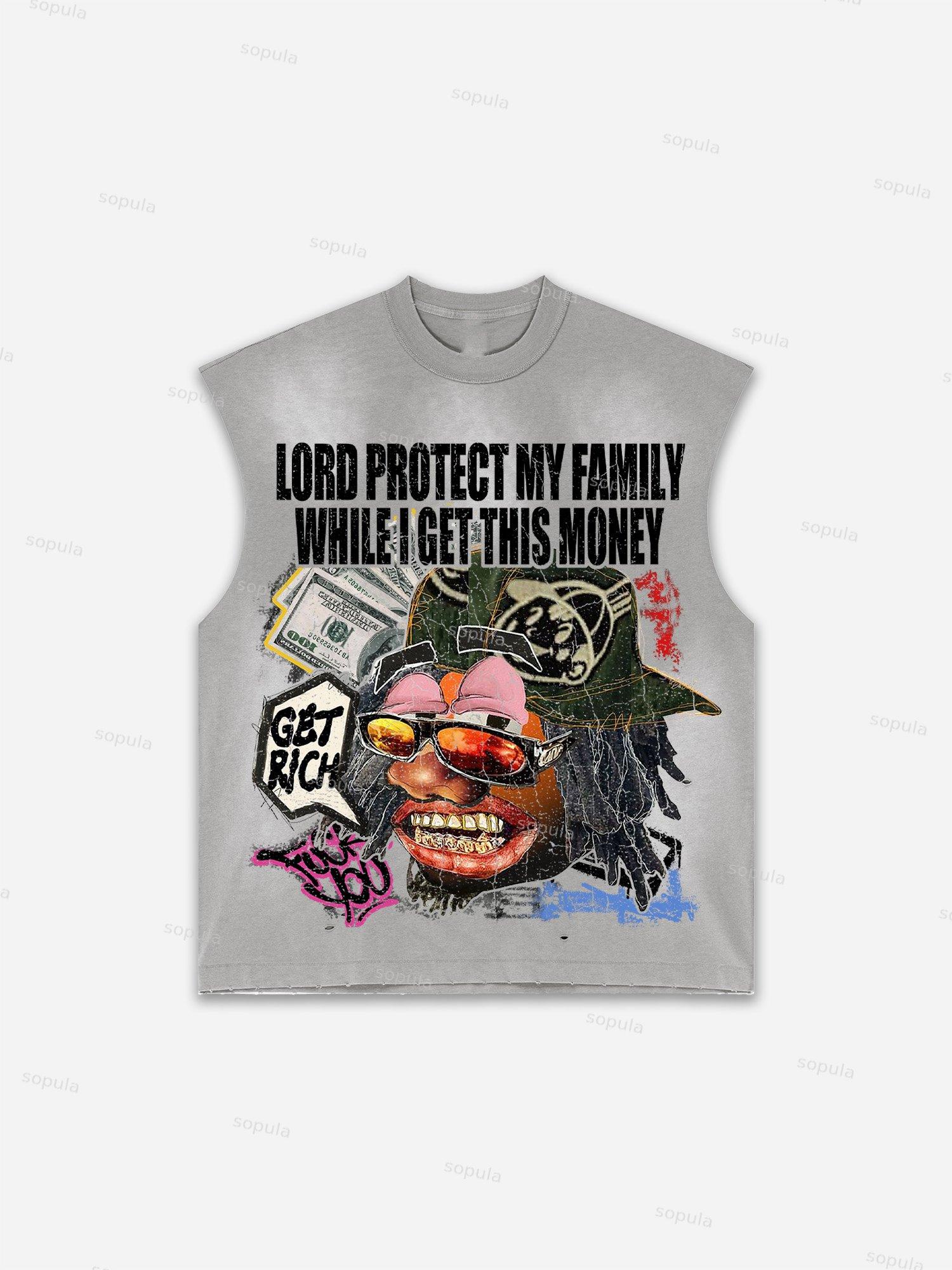 Men's Washed Boxer Boys Graphic Print Tank Top Product Image