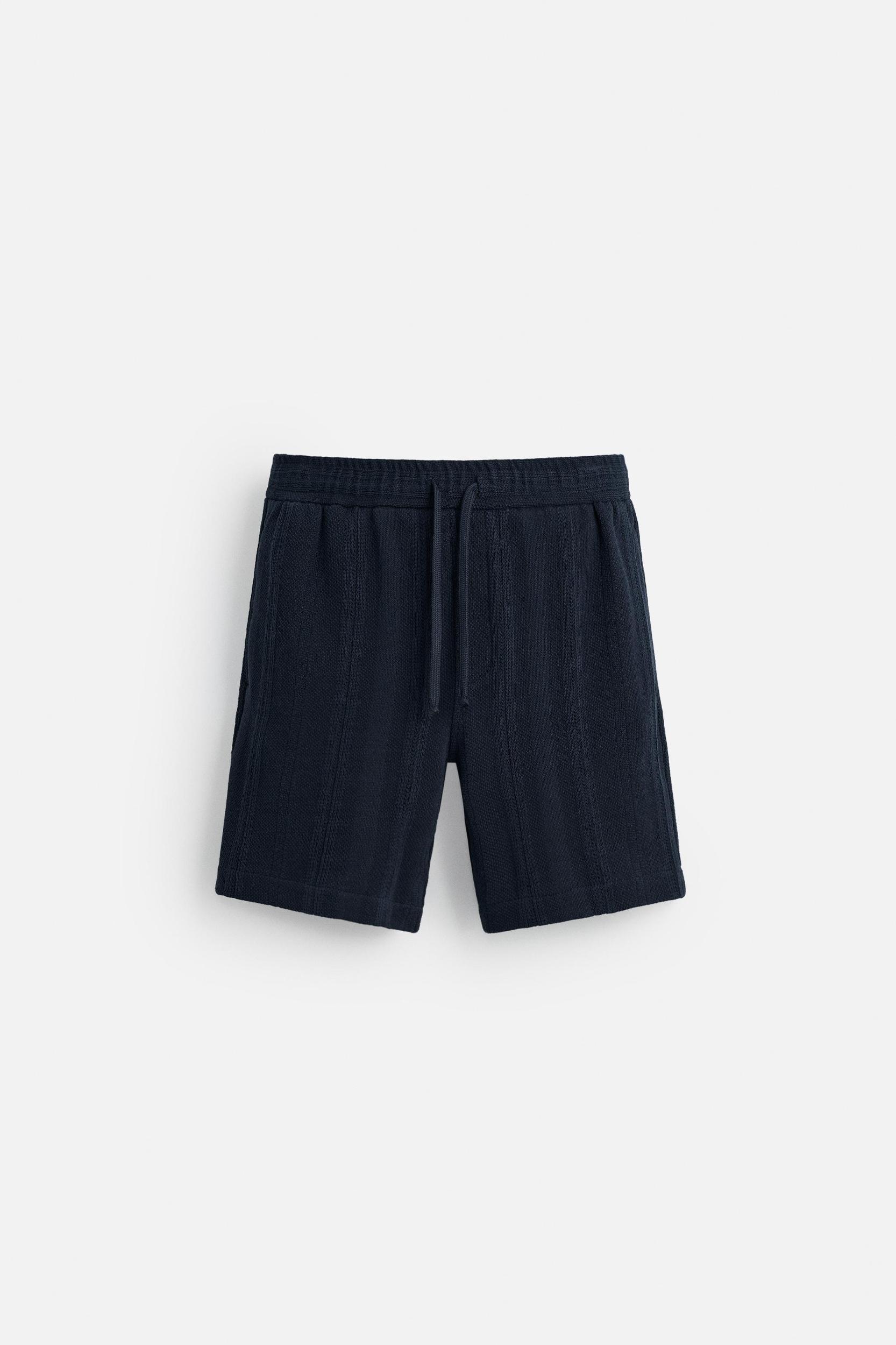 STRIPED JACQUARD SHORTS Product Image