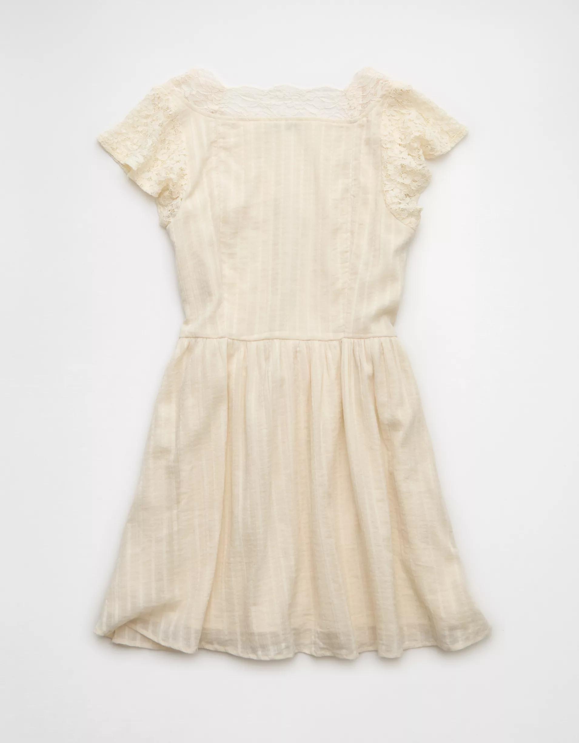 AE Short Sleeve V-Neck Mini Dress Product Image