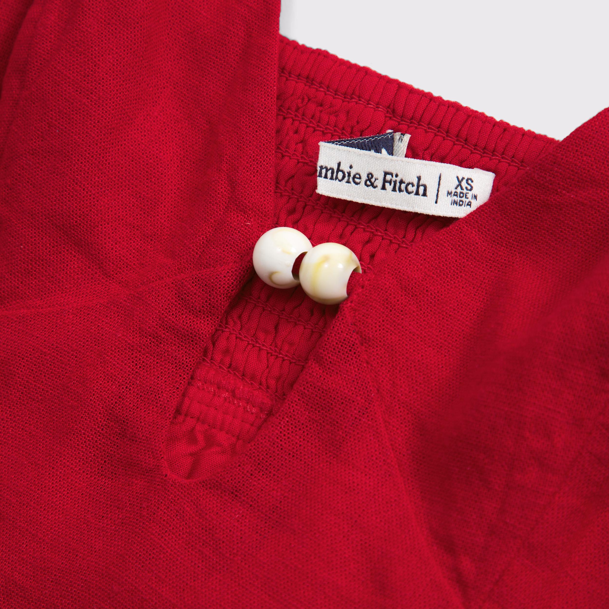 Linen-Blend Beaded Cami Product Image