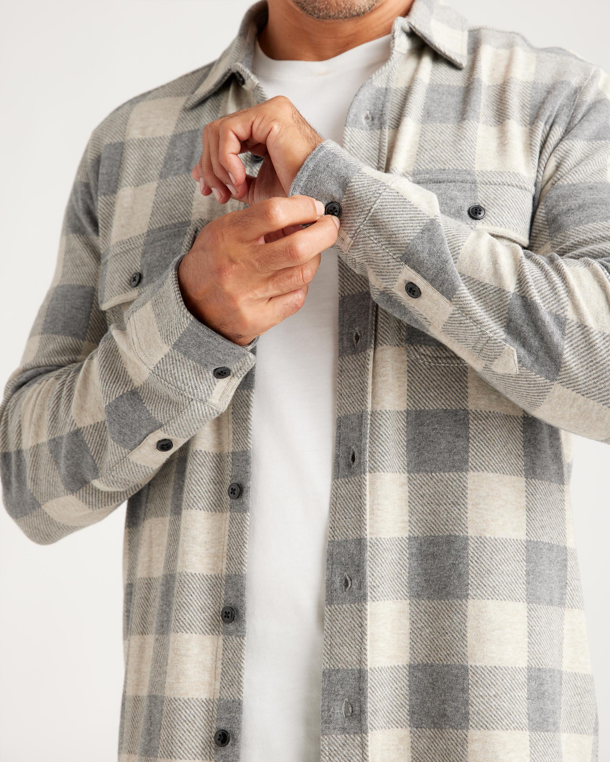 Quince | Men's Stretch Sweater Fleece Shirt Recycled Polyester Product Image