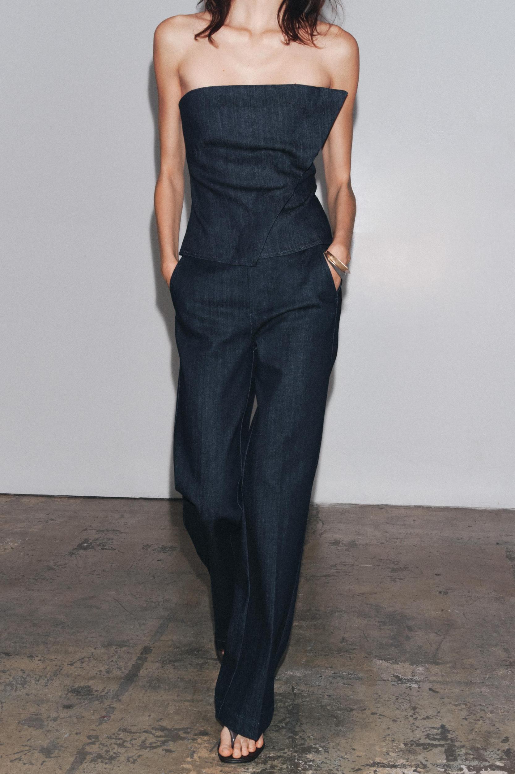 ZW COLLECTION FLARE MID-RISE JEANS Product Image