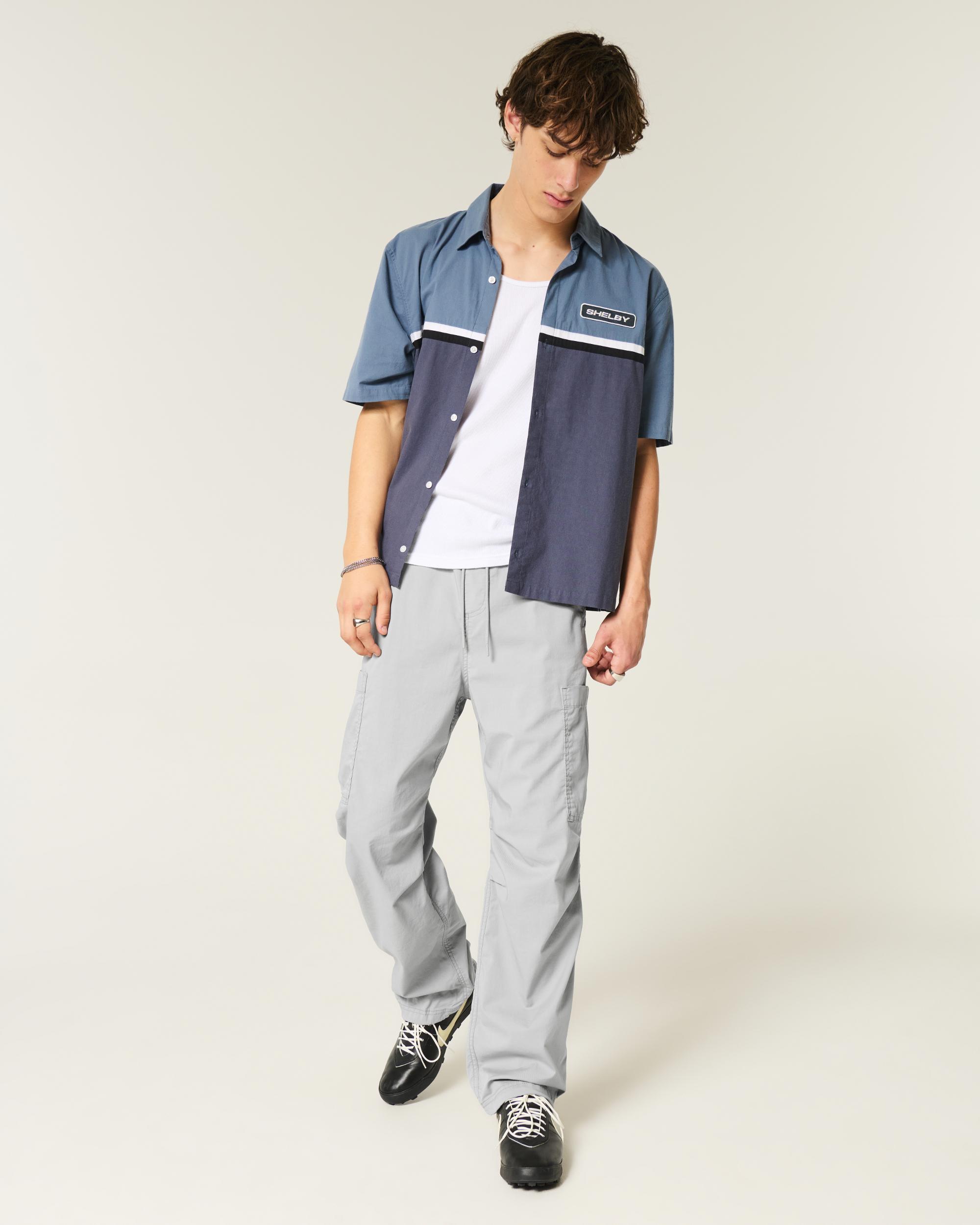 Baggy Pull-On Utility Pants Product Image