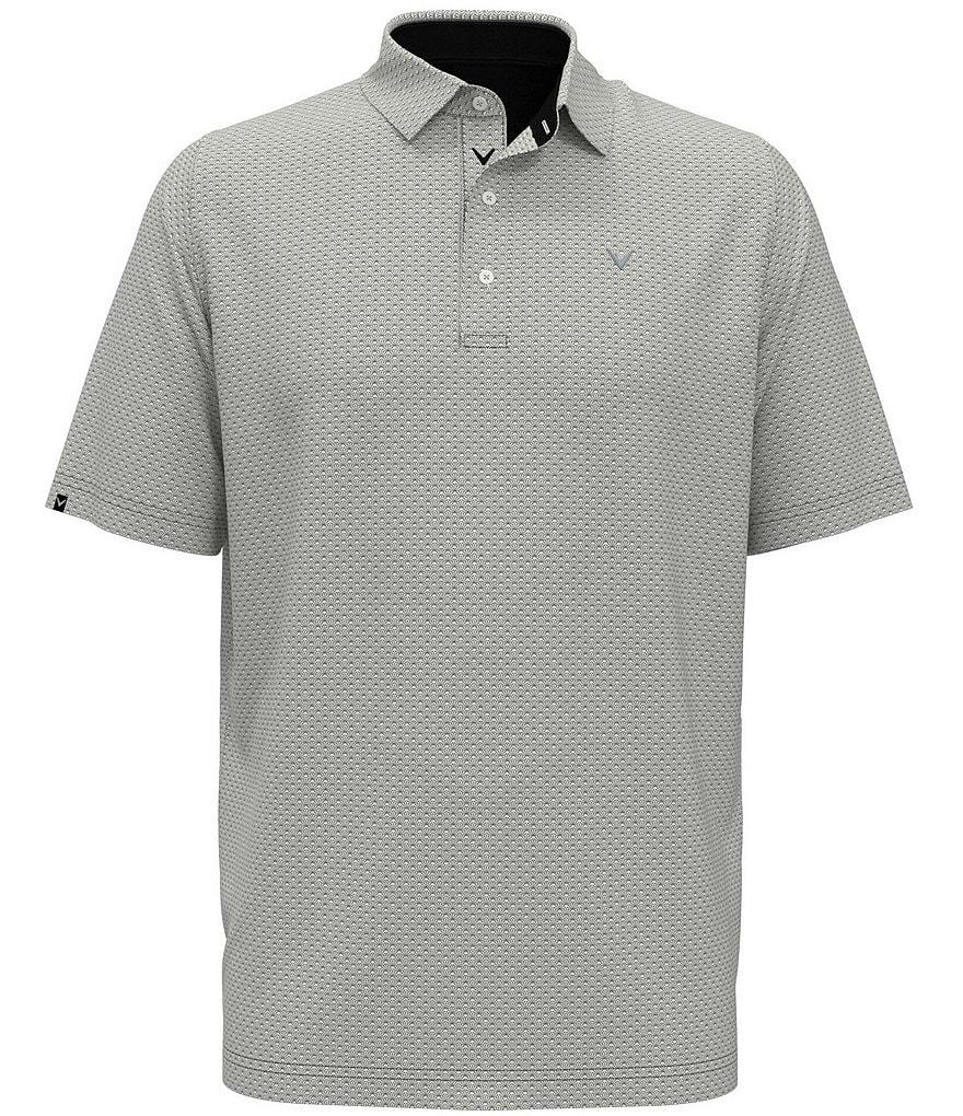 Callaway Big & Tall Trademark Printed Short Sleeve Golf Polo Shirt Product Image