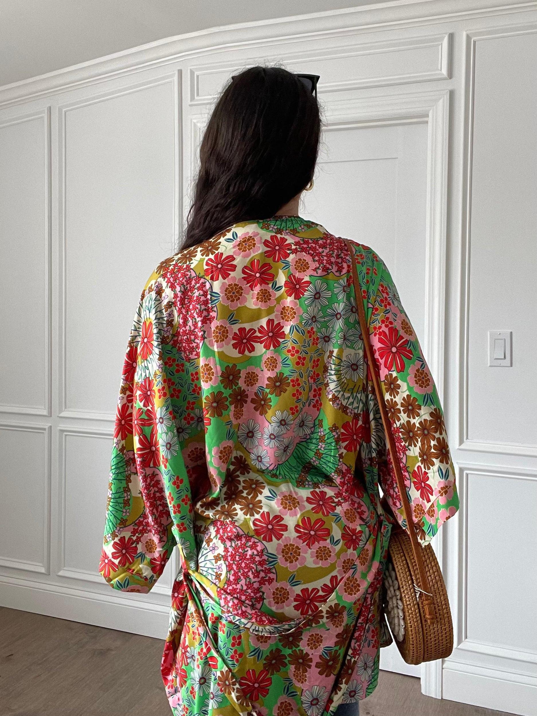 FINAL SALE Gardenia Floral Kimono Product Image