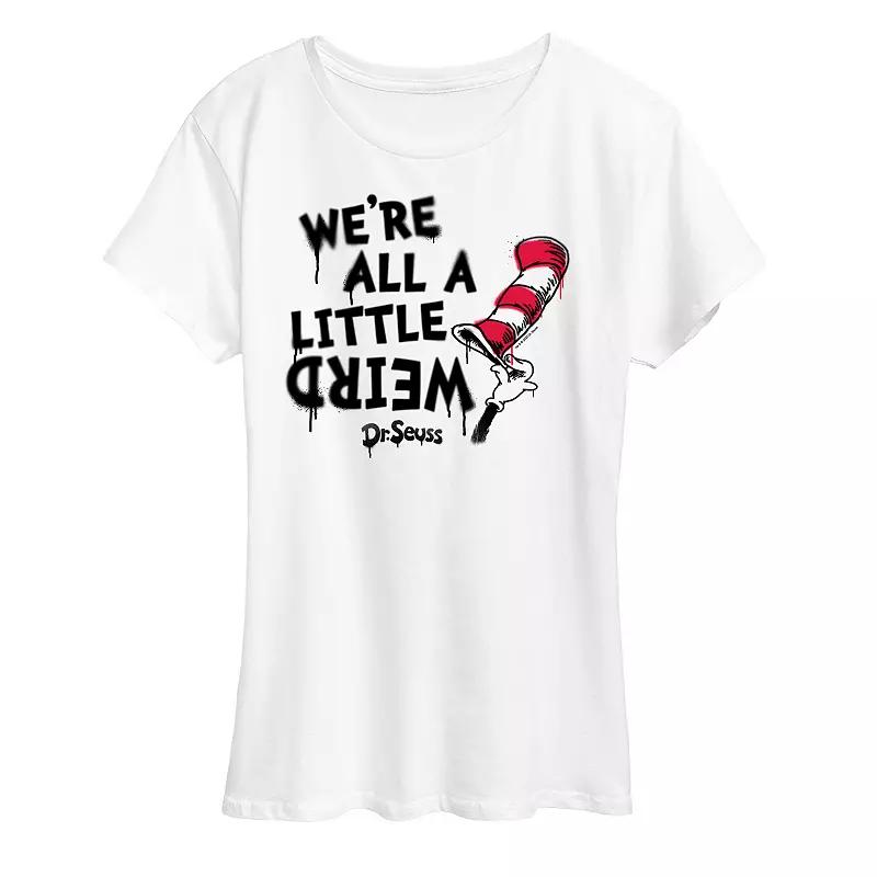 Women's Dr. Seuss A Little Weird Graphic Tee,  Product Image