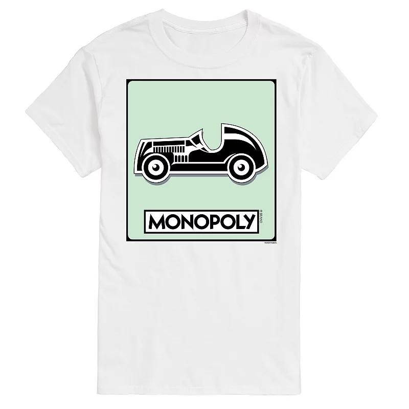 Big & Tall Monopoly Car Game Token Graphic Tee, Men's,  Product Image
