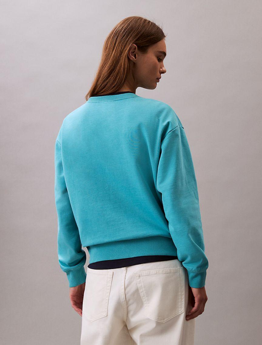 Monogram Logo French Terry Relaxed Sweatshirt Product Image