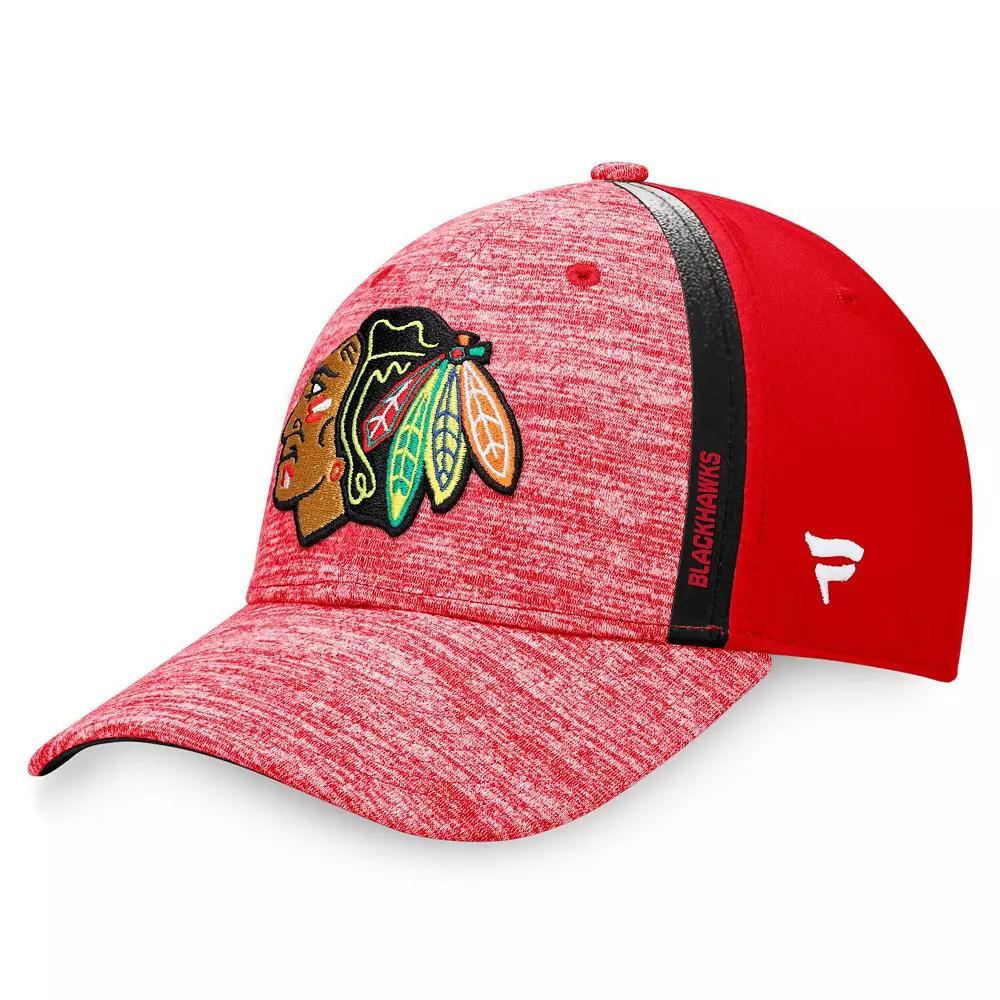 Men's Fanatics Branded Red Chicago Blackhawks Defender Flex Hat, Size: Medium/Large Product Image