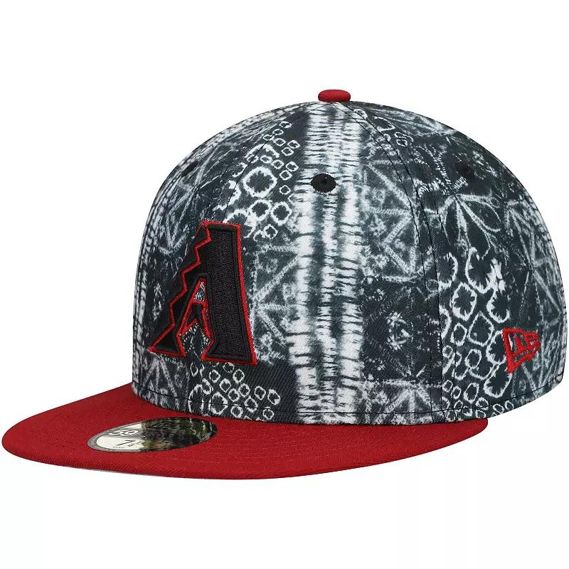 Men's New Era Black Arizona Diamondbacks Sands 59FIFTY Fitted Hat, Size: 7 3/4 Product Image