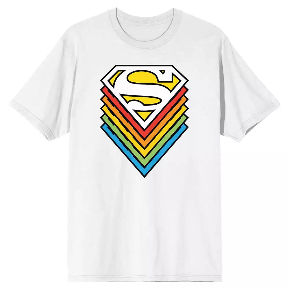 Men's Superman Logo Comic Book Tee,  Product Image