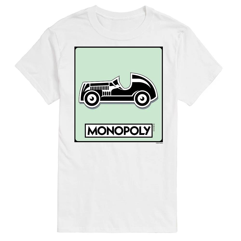 Big & Tall Monopoly Car Game Token Graphic Tee, Men's,  Product Image
