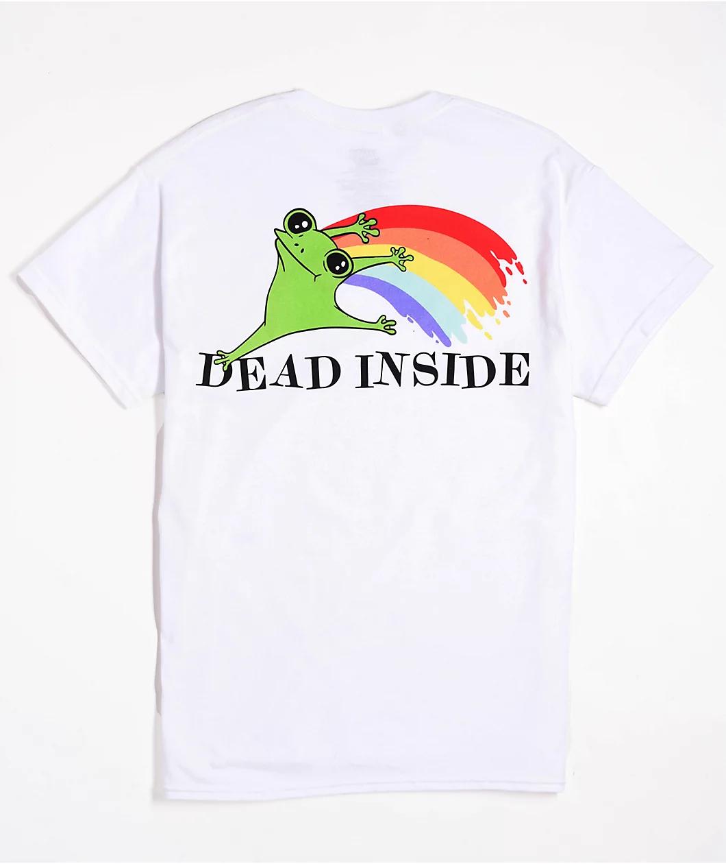 A.LAB Dead Inside White T-Shirt Product Image