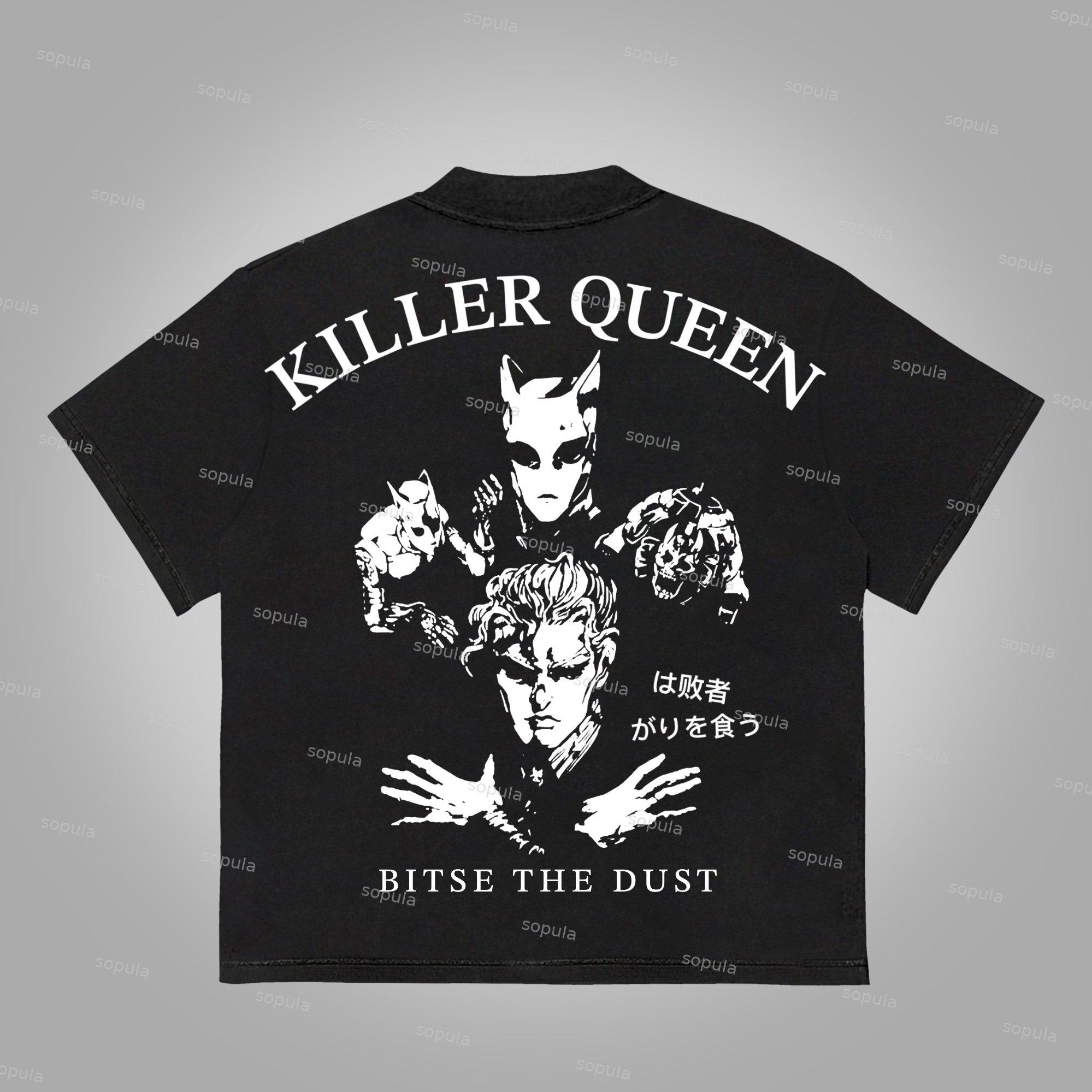 Jojo Killer Queen Graphics Cotton T-Shirt Product Image