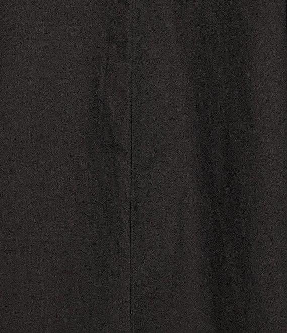 Mo Maya Leo Palm Halter Split V-Neck Midi Dress Product Image