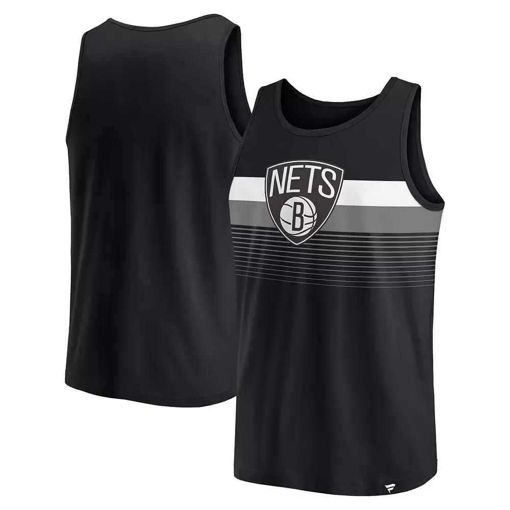 Men's Fanatics Branded Black Brooklyn Nets Wild Game Tank Top,  Product Image