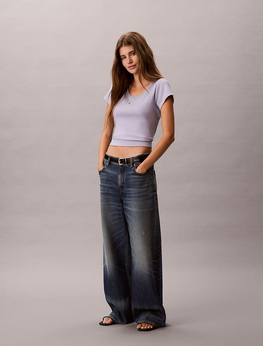 Woven Monologo Slim T-Shirt Product Image