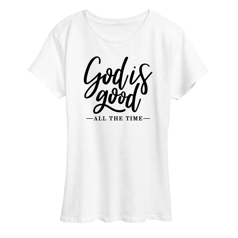 Women's God Is Good All The Time Graphic Tee, Girl's,  Product Image