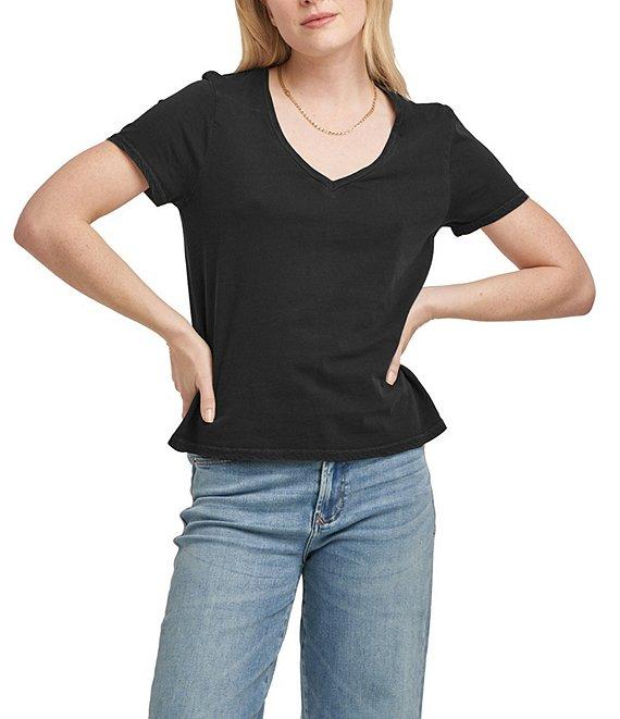 Dear John Madelyn V-Neck Short Sleeve Slim Fitting T-shirt Product Image