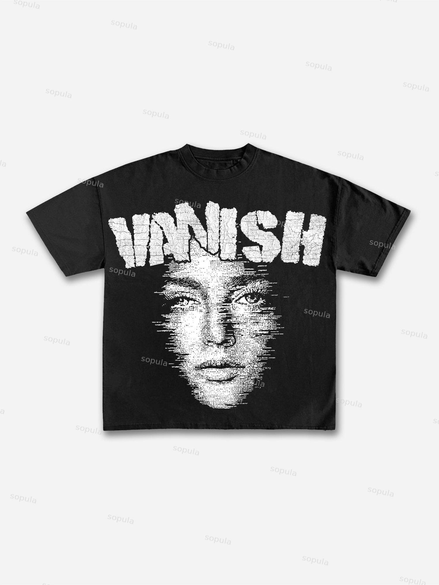 Vacation Wear Guide Vintage Sea Fishing Graphic Cotton T-shirt Product Image