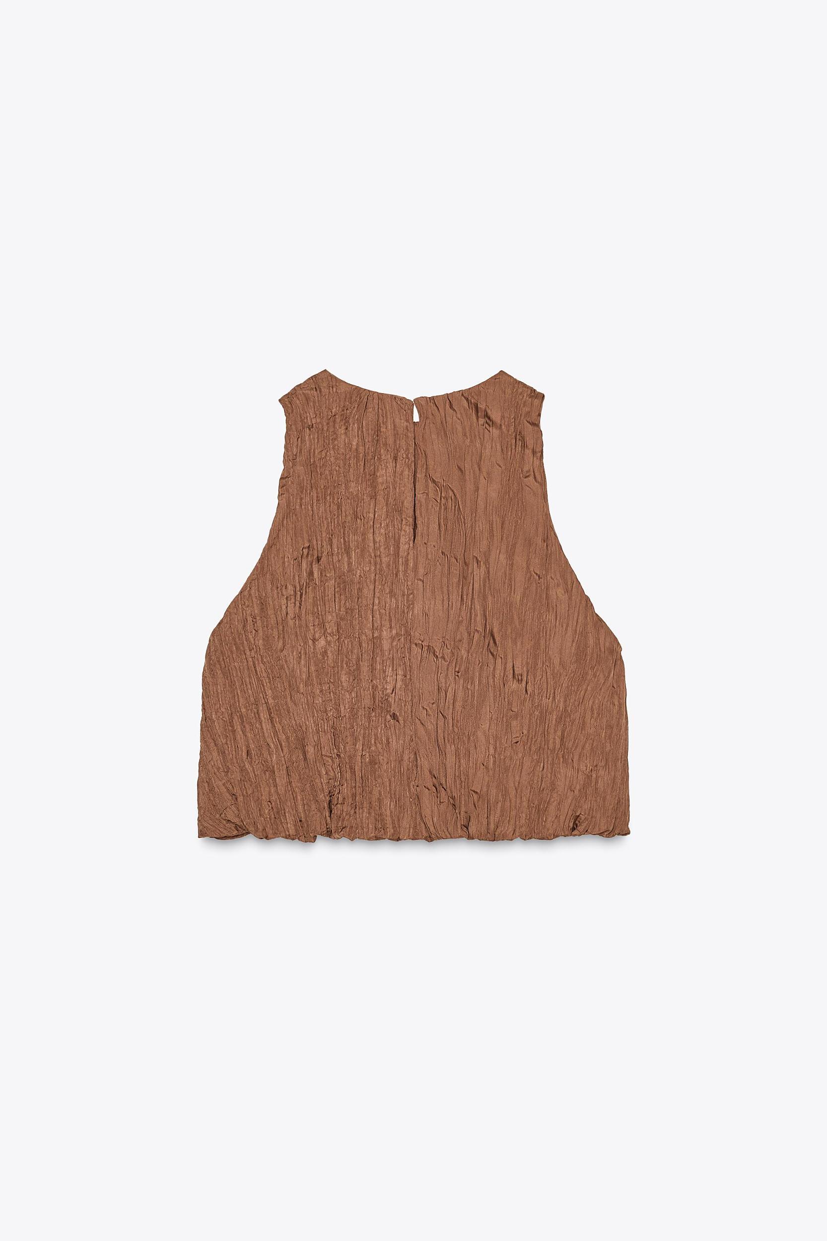 WRINKLED EFFECT BALLOON TOP Product Image