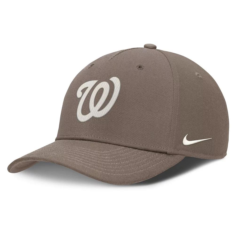 Men's Nike Brown Washington Nationals Rise Performance Adjustable Hat, Size: Medium/Large Product Image