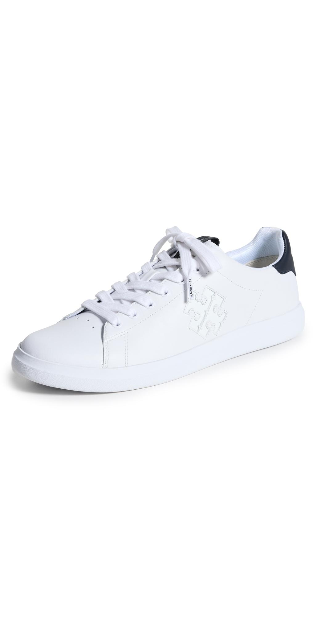 Tory Burch Womens Double T Howell Court Sneakers Product Image