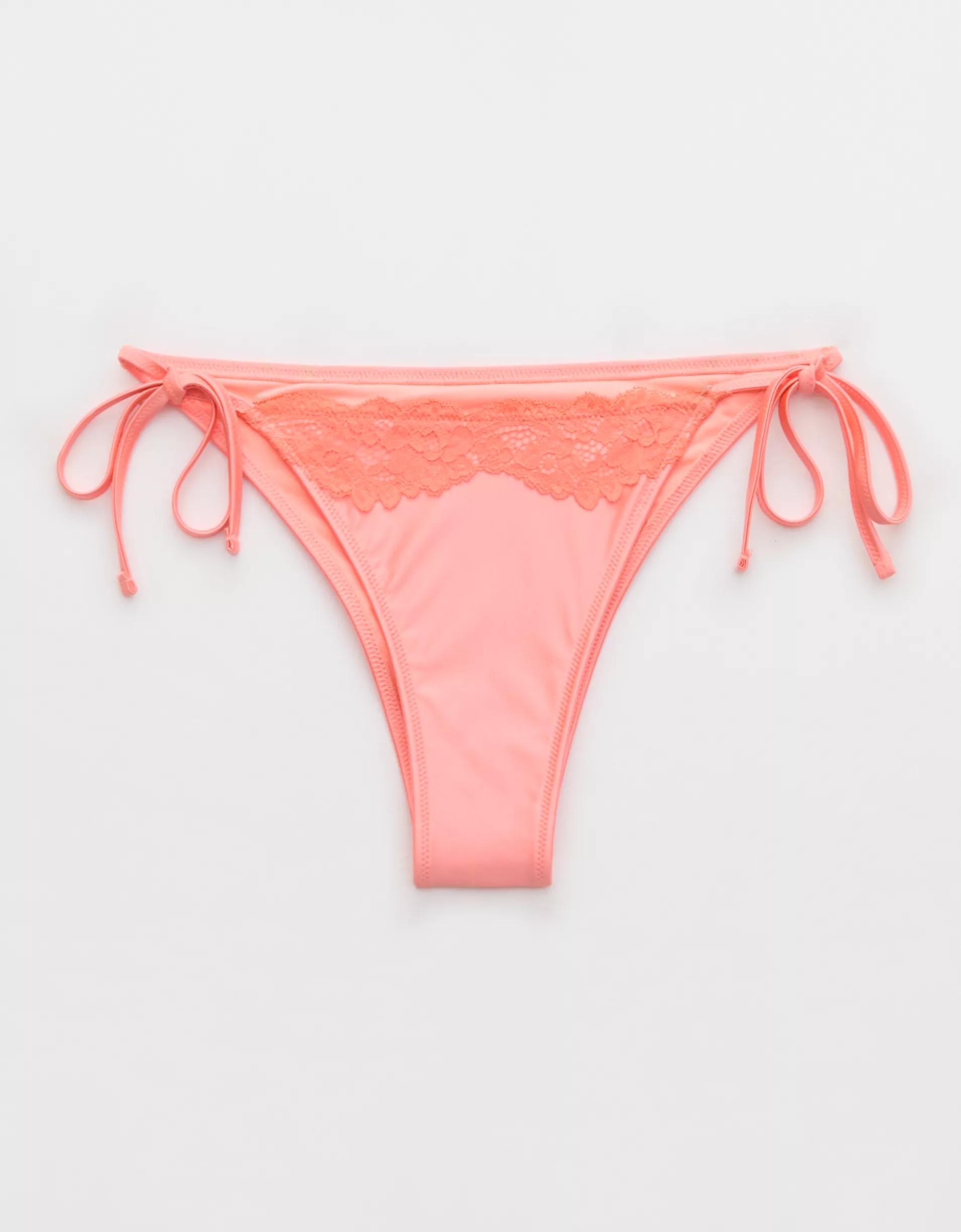 Aerie The Sunbun Shine Lace Bikini Bottom Product Image