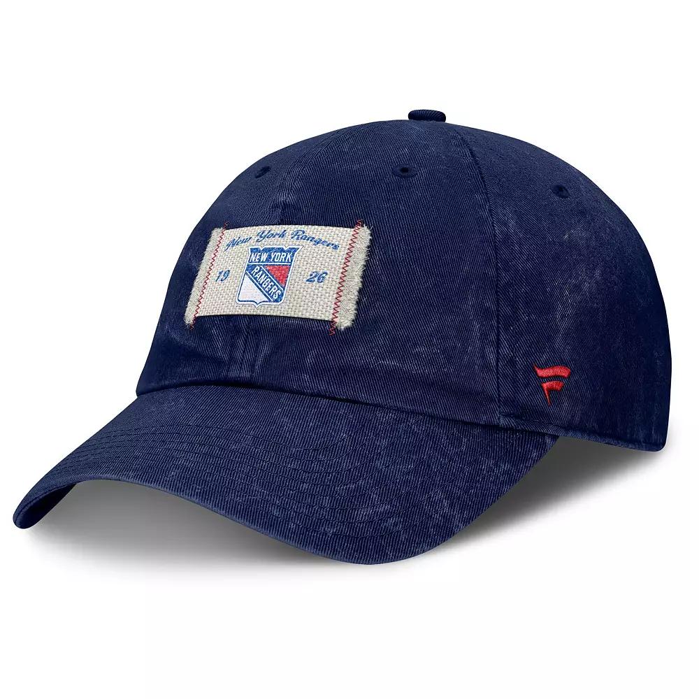 Women's Fanatics Blue New York Rangers Heritage Away Game Adjustable Hat, Ran Blue Product Image