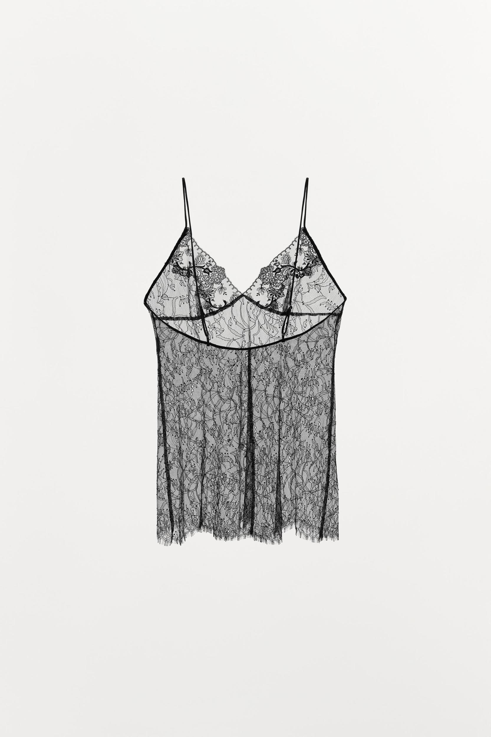 LACE STRAPPY TOP Product Image